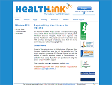 Tablet Screenshot of healthlink.ie