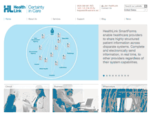 Tablet Screenshot of healthlink.net